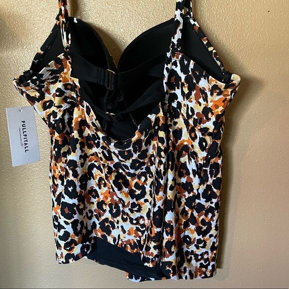 Fullfital leopard swim suit queen size 20 - Picture 2 of 8